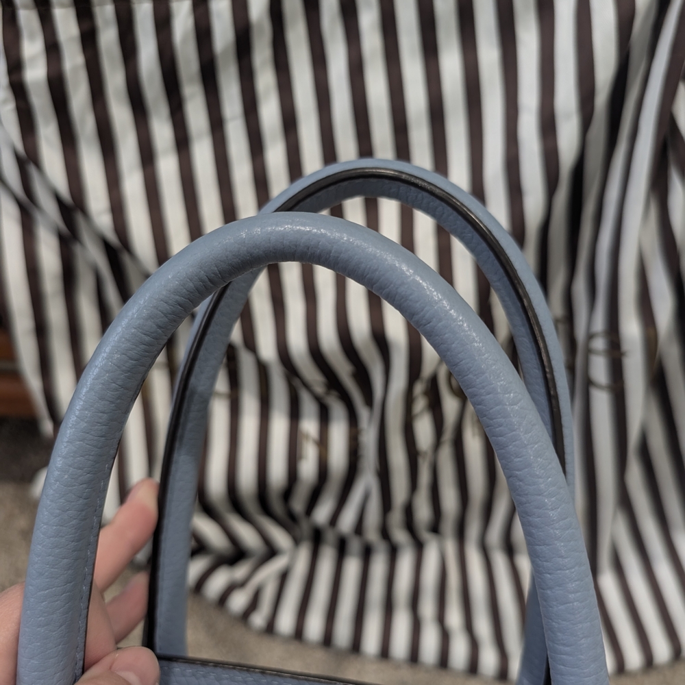 Henri Bendel Light Blue Satchel Bag - Picture 6 of 12